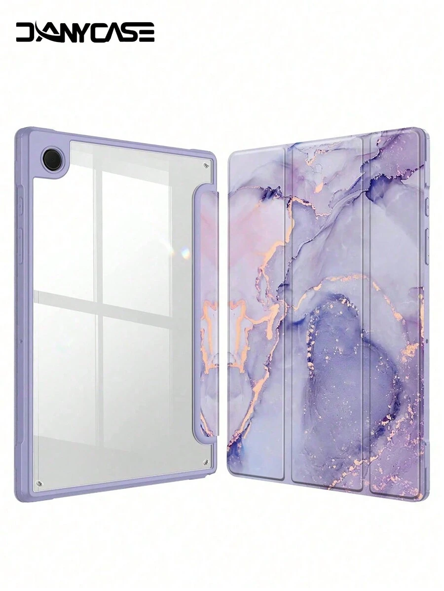 DANYCASE 平板电脑保护壳大理石纹适用于 Sam A9 Plus A9 A8 S6 Lite 2024 2022 2020 S7 S8 S9 适用于 iPad 10th Air 4 5 10.9 Pro 11 10.2 7th 8th 9th 9.7 5th 6th Mini 6