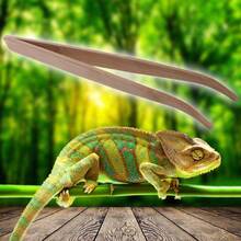 11 Inch Reptile Bamboo Tweezers Curved Long Tweezer Feeding Tongs - Multicolor - View 11