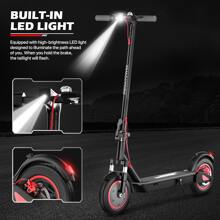 MADOG Electric Scooter With App-Enabled, E-Scooter Adults With 350W Motor, Up To 19 MPH & 22 Miles, Folding Electric Scooter With 10" Rubber Tires, Max Load 250lbs, Black - màu đen - Xem 11