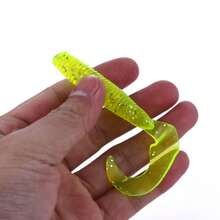 HENGJIA 10CM-7.7G Paddle Tail Swimbaits, 5PCS Soft Plastic Baits With Long Tails, Freshwater Fishing Lures For Bass, Trout,Pike,Crappie - Multicolor - View 3