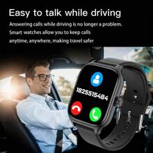 1 pulseira de relógio inteligente feminina, tela sensível ao toque TFT de 2,05", temperatura corporal, previsão do tempo, Bluetooth, rastreador de atividades, lembrete de chamadas/mensagens, compatível com sistemas Android e iOS, adequado para presentes