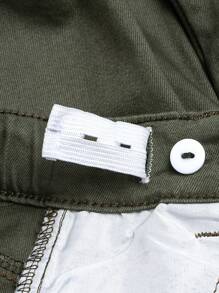 Young Boys Simple And Versatile Breathable Casual Woven  Shorts, Moisture-Wicking