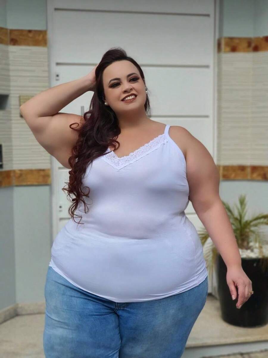 Plus Size Blouses - 白色 - 查看 1