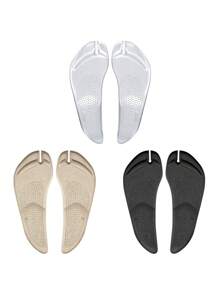 1 Pair Herringbone Thong Sandals Insoles With Self-Adhesive Soft Soles, Anti-Slip And Cushioning - Multicolor - View 2