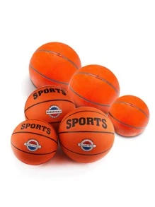 1pc Size 7 Adult Basketball, Student Rubber PU Wear-Resistant Training Ball For Competition - Orange - View 1