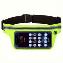 1pc Touch Screen Waterproof Outdoor Sports Waist Bag, Unisex Running Fitness Leisure Phone Bag Waist Pack Travel Bag