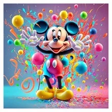 1set Painting By Number Kit  Colorful For Adults Oil Painting Pictures By Numbers Cartoon Pattern Home Decor Wall Art - Multicolor - View 12