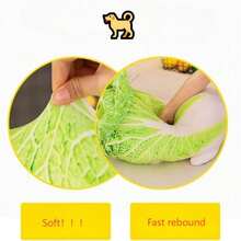 Gối nhồi bông cho chó Petit Bok Choy Mềm mại và phục hồi nhanh chóng, Lựa chọn quà tặng hoàn hảo cho trẻ em - màu xanh lá - Xem 10