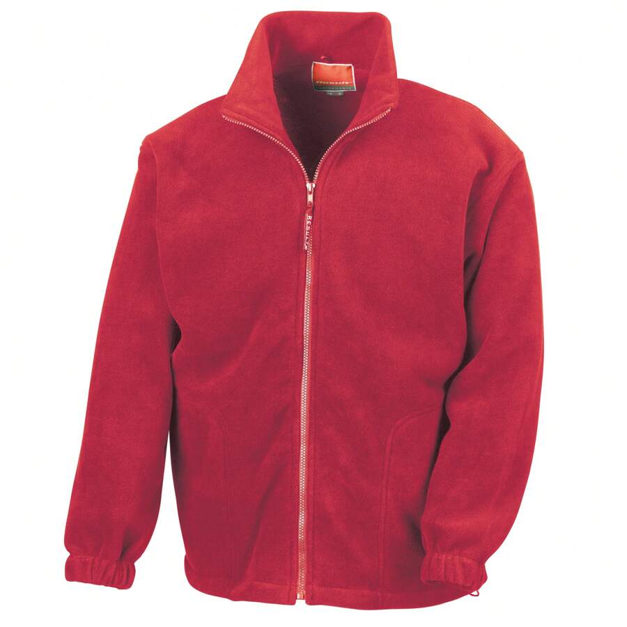 Result Mens Full Zip Active Fleece Anti Pilling Jacket (N/A) - Red - View 1