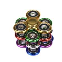 1 件彩色手陀螺 EDC 彩虹陀螺抗焦虑玩具，用于集中注意力、缓解压力、注意力缺陷多动障碍、手指陀螺 - 颜色随机 - 彩色 - 查看 6