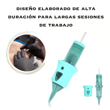 Cartuchos para Tatuar RS Round Shader Laughing Tattoo 10pcs - Negro - Ver 9