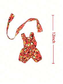 12-Inch Simulation Doll Ditsy Floral Bodysuit With Rubber Clothes Reborn Doll, Multi-Color Cute Stuffed Doll For Children's Doll And Infant Clothing - Multicolor - View 3