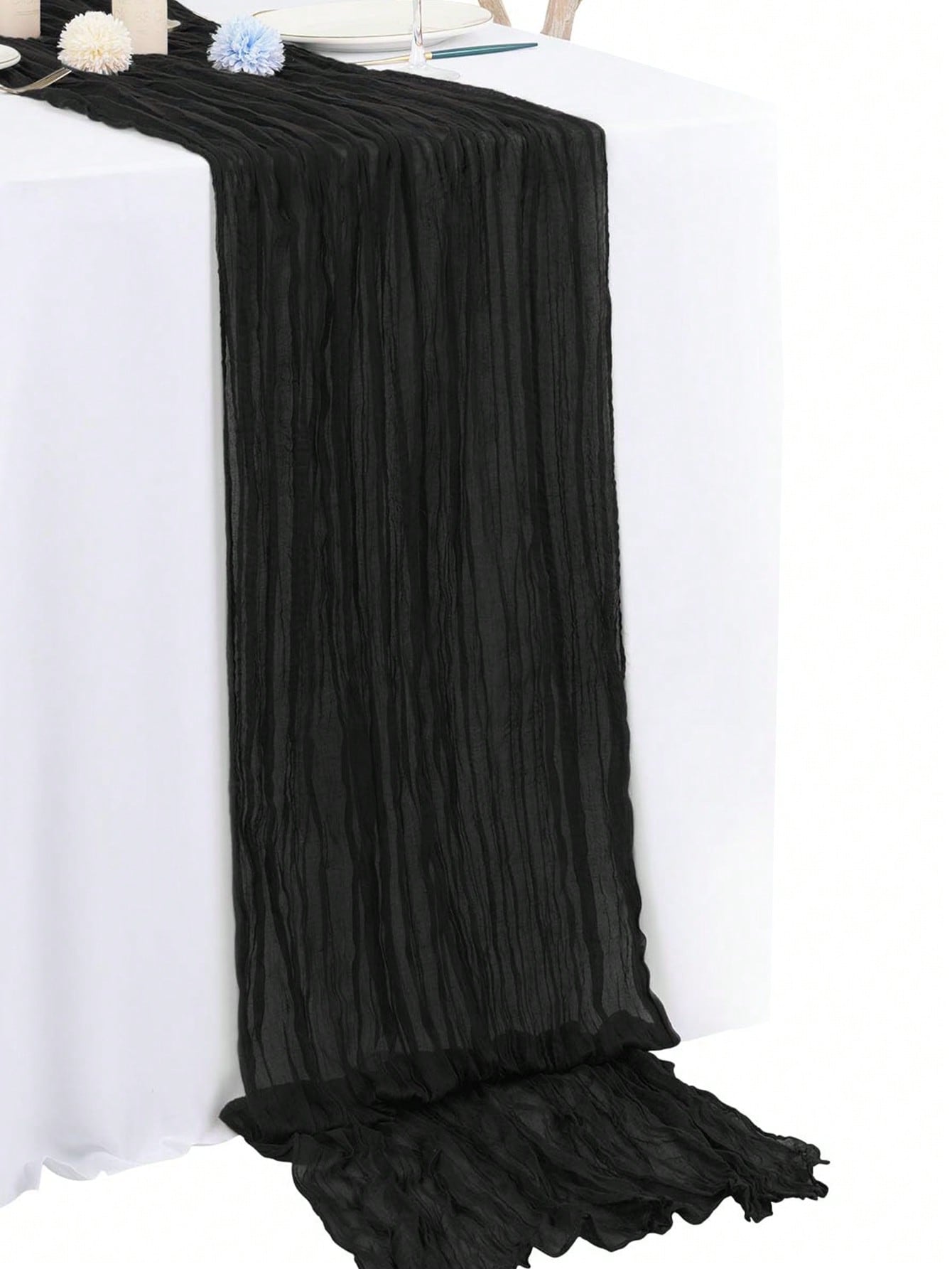 قطعة واحدة، مناديل طاولة بوليستر بوهيمية من الخيط...