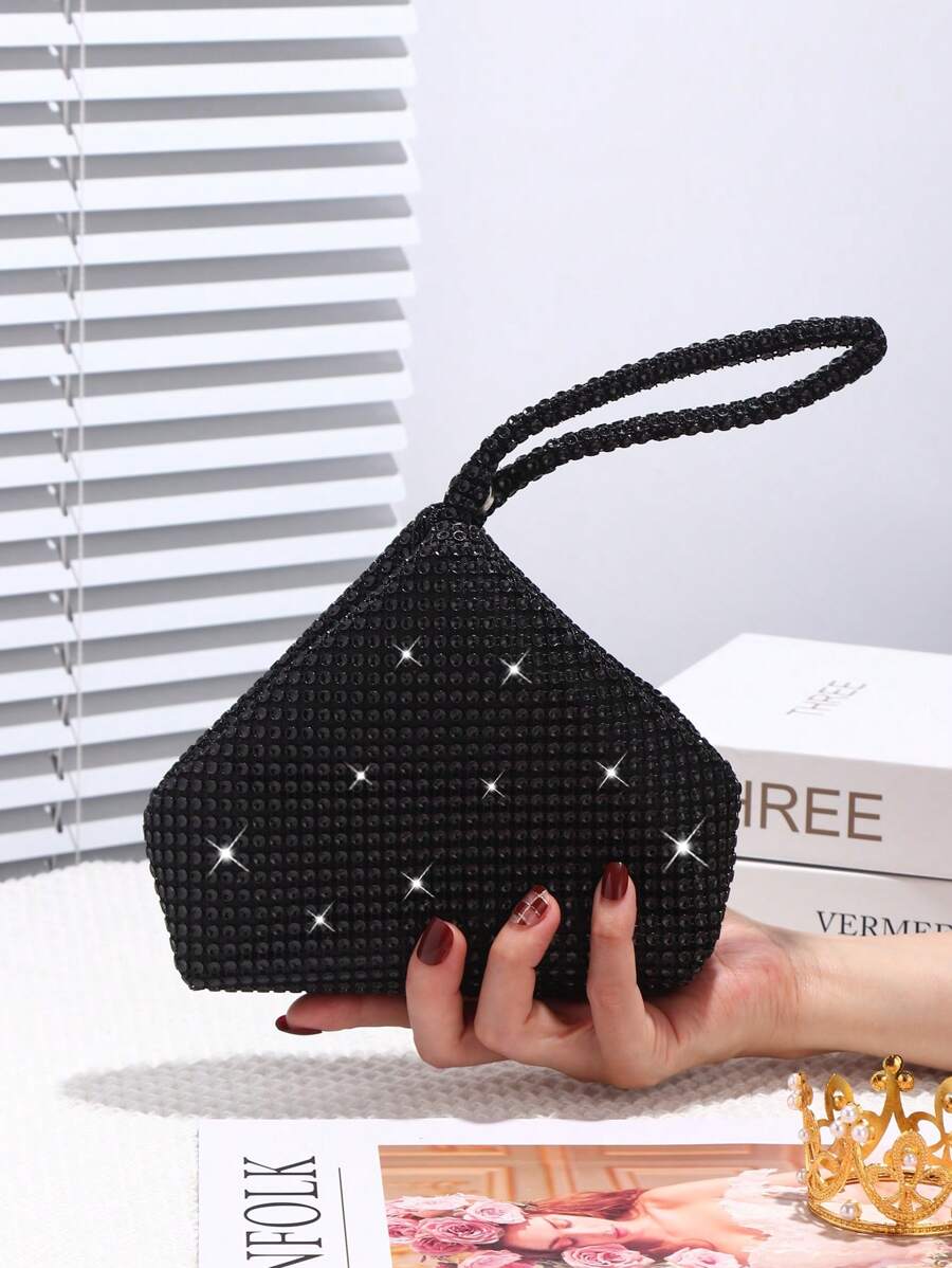 Glamouröse, Elegante, Exquisites, Ruhig Luxuriöse Pailletten, Stilvoll, Luxuriös, Glänzendes Glitzerndes Abendparty Clutch Abendtasche, Dinner Tasche Strass, Kunstperle Für Partymädchen, Frau, Braut - Perfekt Für Party, Hochzeit, Abschlussball, Abendessen/bankett