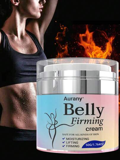 紧致身体和腹部霜，圣诞节和万圣节礼物，适用于腹部、大腿、臀部和手臂的平滑皮肤紧致霜，身体紧致按摩霜，男女保湿提拉身体乳液，提拉紧致皮肤护理-50G/1.764OZ