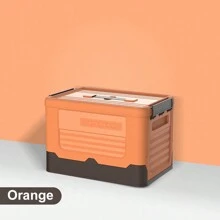 1pc Large Capacity Foldable Storage Box - Spacious Organizer For Toys, Clothes, Snacks & Books - Durable Plastic, Perfect For Car & Home, Enhances Bedroom Organization - Multicolor - View 13