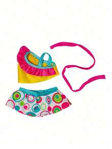 12-Inch Simulation Doll Ditsy Floral Bodysuit With Rubber Clothes Reborn Doll, Multi-Color Cute Stuffed Doll For Children's Doll And Infant Clothing - Multicolor - View 14