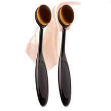 1 paquete Cepillo de dientes Brocha de base Brocha de maquillaje ovalada Cepillos de cepillo de dientes de polvo suelto para mezclar cosméticos en polvo impecables de crema líquida, herramientas de cosméticos,pinceles de maquillaje brochas para maquillaje cepillo maquillaje pincel maquillaje pinceles para maquillaje - Negro - Ver 1