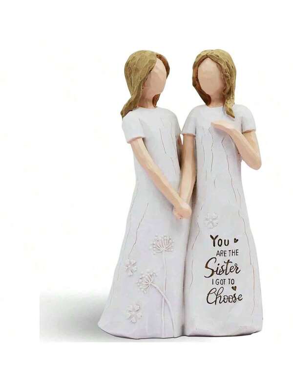 Regalo de amistad para la mejor amiga - Eres la hermana que elegí - Regalo de cumpleaños para la mejor amiga - Regalo para hermanas y novias - Decoración para el dormitorio y decoraciones para fiestas