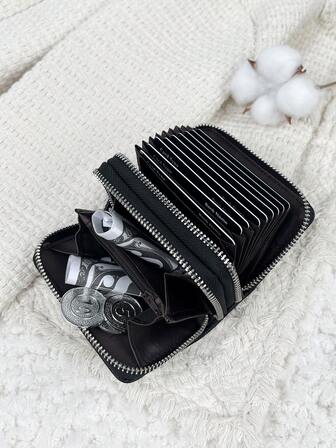 Visitkortshållare Plånbok Kvinnor Män Grå Bank-ID Kreditkortshållare 26-bitars Kortplånbok PU Skyddar Fodral Mynt Stöldskydd Smal Lätt Portabel Kontant ID-kort Kreditkort Myntficka Kort plånbok Liten ficka Liten ficka Plånbok Kvinna Dam Flickor Kvinnor Tonåringar För College Student Skolstudent Män Man För Kvinnor Plånbok Plånbok Liten plånbok