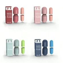 Specialized Noise Reduction Earplugs For Sleep, Made Of Quiet Soft Foam Material, Slow Rebound, Suitable For Students To Reduce Noises And Snoring - Red - View 5