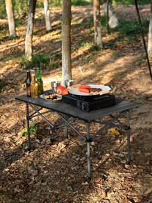 Fold Up Lightweight Camping Table, 4-6 Person Portable Roll Up Table With Carry Bag For Outdoor - Multicolor - View 9