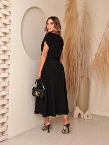 Women Two-Piece Outfits - Black - View 5
