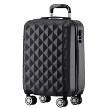 20-Zoll Handgepäck Hartschalen ABS Reisekoffer mit Rädern, leichter tragbarer Rollkoffer für Geschäftsreisen, Koffer, Reisetasche für Schule und Zubehör