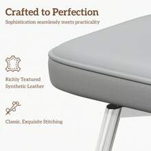 Swivel Bar Stools Set Of 2, 26" Modern Counter Height Barstools, Leather Kitchen Stools With Back Footrest Metal Legs, Bar Chairs For Kitchen Island, Cafes, Dining Room - 深灰色 - 查看 6