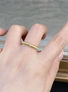 Bague classique vintage en argent sterling S925 avec processus de dessin, adaptée pour un usage quotidien des femmes, cadeau de vacances parfait pour elle