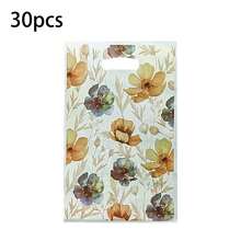 30pcs Flower, Butterfly And Insect Themed Gift Bags, PE Waterproof Storage Bags, Party Favor Bags For Birthday Celebrations And Gatherings - 30pcs - View 7