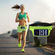 1pc Touch Screen Waterproof Outdoor Sports Waist Bag, Unisex Running Fitness Leisure Phone Bag Waist Pack Travel Bag