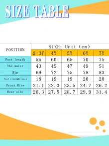 3pcs Young Girls Cartoon Print Jogger Pants Set