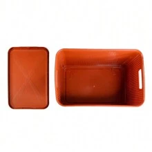 Storage And Organizer Bins - Màu Hồng  San hô - Xem 5