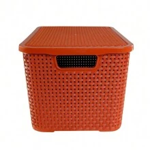 Storage And Organizer Bins - Màu Hồng  San hô - Xem 4