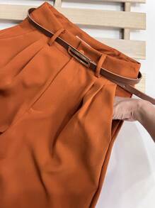 Women Two-Piece Outfits - Brown - View 5