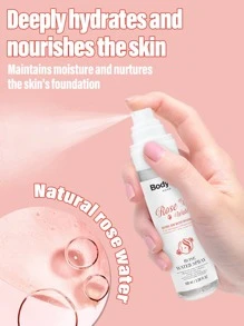 100ml Organic Rose Water Toner Spray - Hydrating, Anti-Aging & Pore Minimizing Facial Mist - Refresh & Soothe With Natural Rose Water - Perfect For Summer Cooling, All Skin Types Including Sensitive Skin