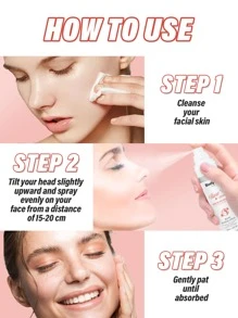 100ml Organic Rose Water Toner Spray - Hydrating, Anti-Aging & Pore Minimizing Facial Mist - Refresh & Soothe With Natural Rose Water - Perfect For Summer Cooling, All Skin Types Including Sensitive Skin