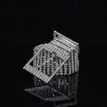 Party 1pc Flashy Glitter & Rhinestone Decor Waist Chain, Diamante Waistband Accessory For Women Halloween Summer, School Fall, Autumn, Halloween