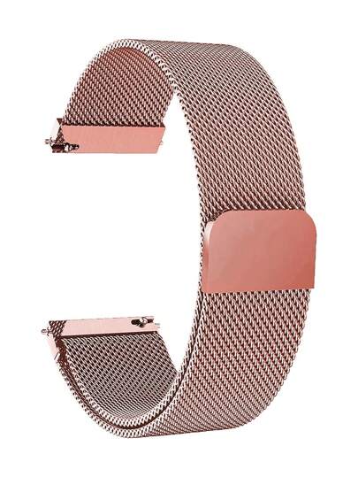 20/22MM Watch Strap, Soft And Breathable, Milanese Style Stainless Steel Braided Ring Magnetic Buckle Watch Strap, Suitable For Men And Women. Compatible With Samsung Galaxy Watch, Compatible With Google Watch, Compatible With Huawei Watch, Compatible With Xiaomi Watch. Suitable For All Watch Straps With A Width Of 20MM To 22MM.