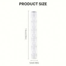 5-Slot Acrylic Nail Art Brush Holder Stand With Crystal Clear Multi-Compartment UV Gel Brush Organizer, For Nail Polish Painting Tools Storage & Display In Nail Salon