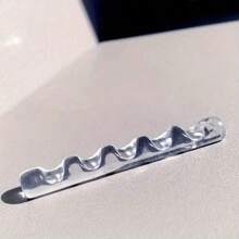 5-Slot Acrylic Nail Art Brush Holder Stand With Crystal Clear Multi-Compartment UV Gel Brush Organizer, For Nail Polish Painting Tools Storage & Display In Nail Salon