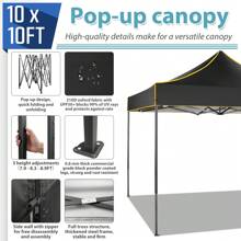 1 PC padiglione pieghevole padiglione 3x3 impermeabile stabile resistente all'inverno padiglione da giardino, padiglione pop-up con 4 pareti laterali, tenda da festa 3x3 per giardino, festa, protezione UV 50+ 3 livelli regolabili in altezza
