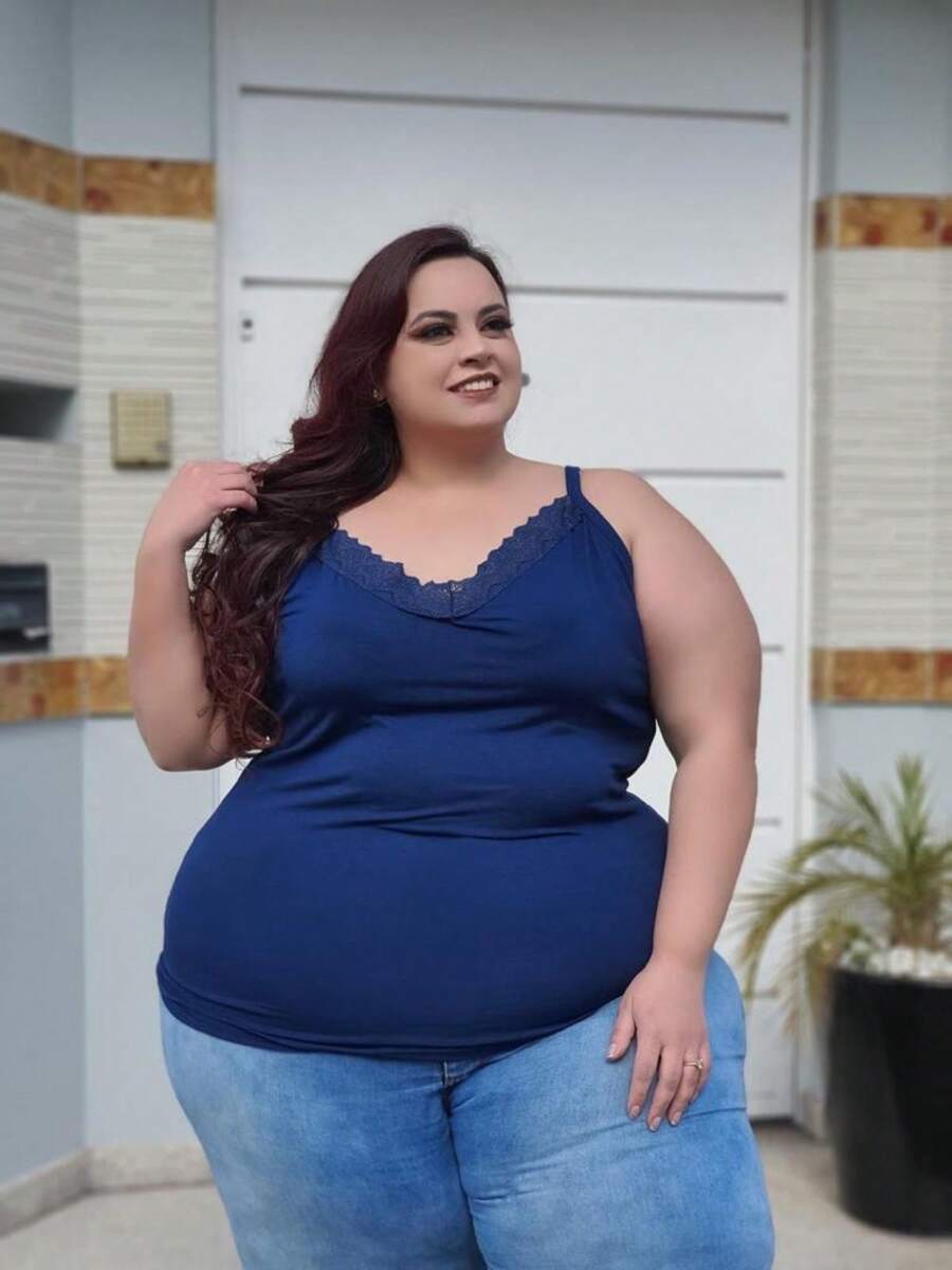 Plus Size Blouses - Blue - View 1