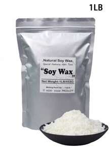 3 libras/100g Materia prima de cera de soja, apta para hacer velas caseras, velas perfumadas, moldes de cera para hacer velas - cera de soja - Ver 7