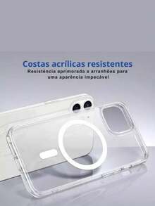 Capinha Transparente Magsafe Para iPhone XR/ 13/ 13 Pro/ 13 Pro Max - Transparente - Visão 4