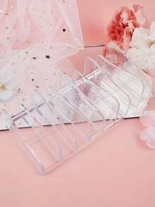 1/2 件亚克力彩妆盘盒，化妆品收纳展示整理架，适用于浴室台面、卧室、房屋、粉色房间、客厅装饰、旅行，送给妈妈、爸爸、男士、朋友、老师、生日、婚礼、桌子、架子、配件、礼品盒、趣味礼物、返校收纳 - 彩色 - 查看 8