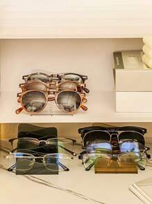 1/2 件亚克力彩妆盘盒，化妆品收纳展示整理架，适用于浴室台面、卧室、房屋、粉色房间、客厅装饰、旅行，送给妈妈、爸爸、男士、朋友、老师、生日、婚礼、桌子、架子、配件、礼品盒、趣味礼物、返校收纳 - 彩色 - 查看 5