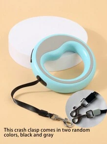 1pc 2.5m Pet Automatic Retractable Leash, Suitable For Medium & Small Cats/Dogs