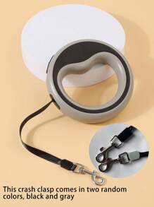 1pc 2.5m Pet Automatic Retractable Leash, Suitable For Medium & Small Cats/Dogs